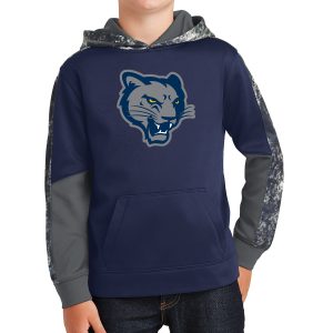 Youth Sport Tek Panther Hooded Pullover