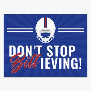 Lawn Sign Fundraiser: Don’t Stop Billieving